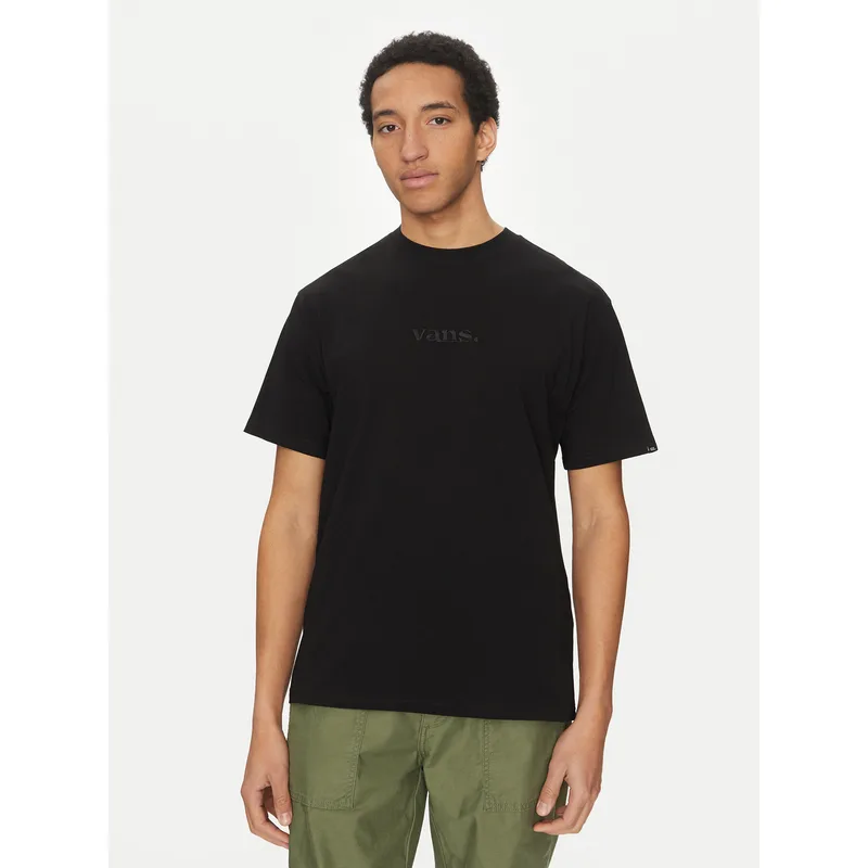 Vans T-Shirt Essential VN000HPZ Μαύρο Loose Fit