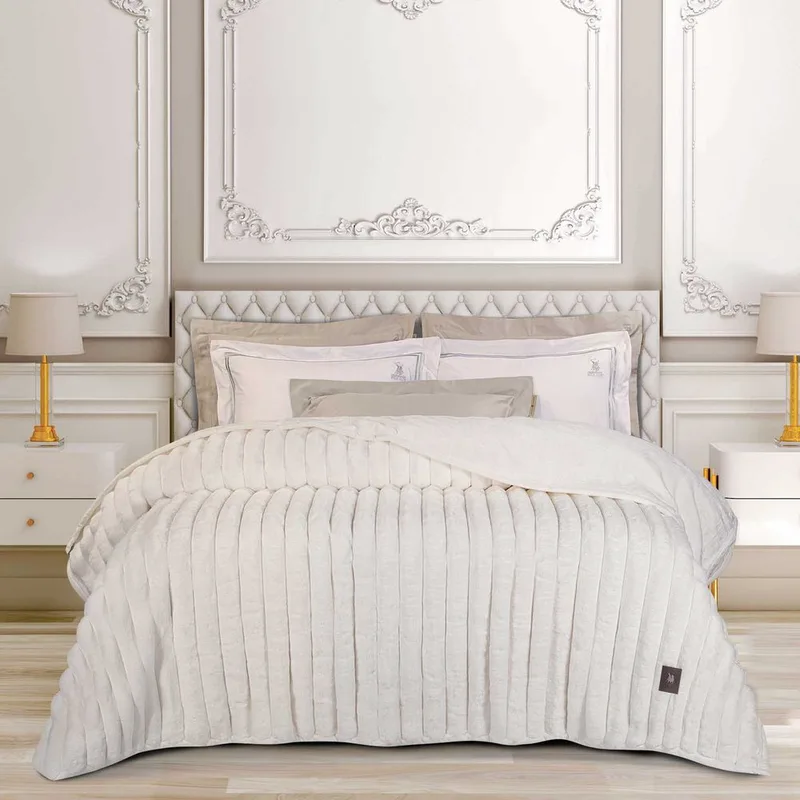 ΚΟΥΒΕΡΤΑ ΥΠΕΡΔΙΠΛΗ GREENWICH POLO CLUB 3477 WHITE (220X240CM)
