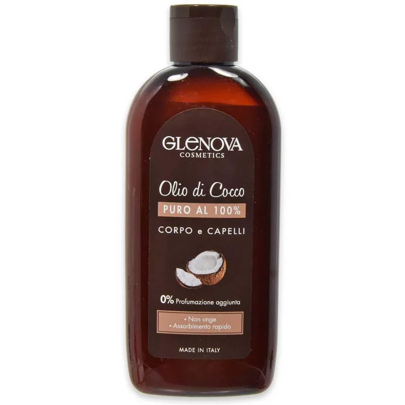 Glenova 100% Pure Coconut Oil Body Hair 0% Added Fragrance 200 ml