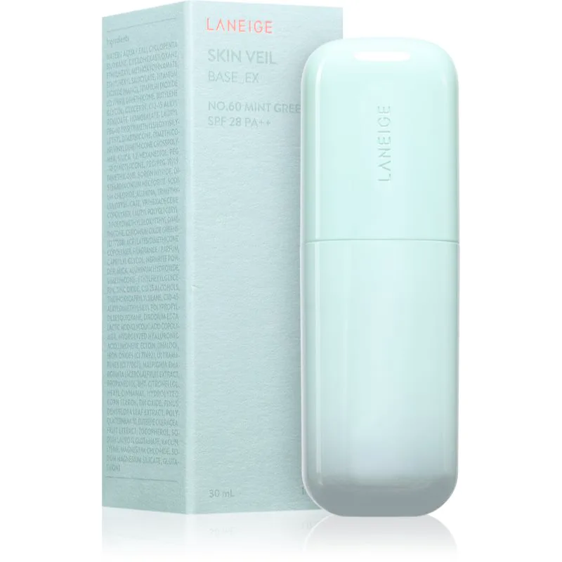 LANEIGE Skin Veil Base EX διορθωτική βάση για μακιγιάζ απόχρωση Mint Green 30 ml