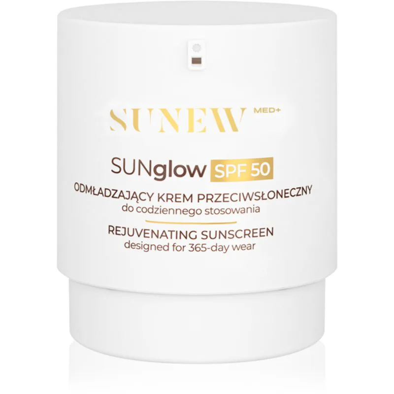 SUNEWMED+ SUNglow Anti-Aging Face Sunscreen SPF 50 αντηλιακή κρέμα με αναζωογονητικά αποτέλεσματα SPF 50 50 ml