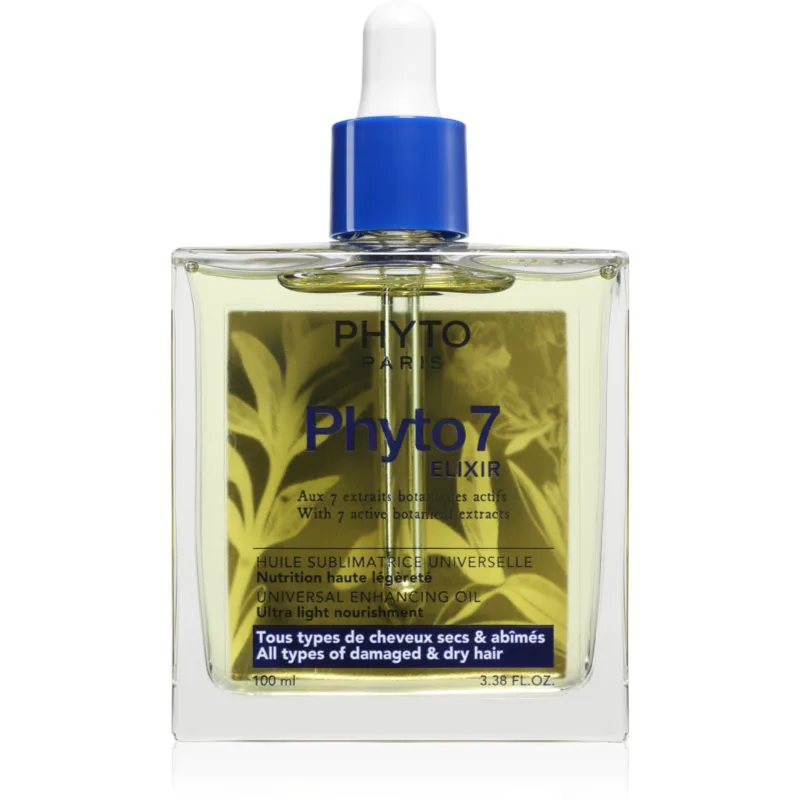 Phyto 7 Elixir Universal Enhancing Oil λάδι για κατεστραμμένα μαλλιά 100 ml