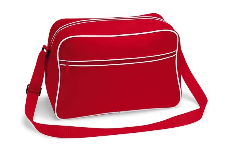 Τσάντα Ώμου Retro Bag BG14 Bag Base Classic Red/White