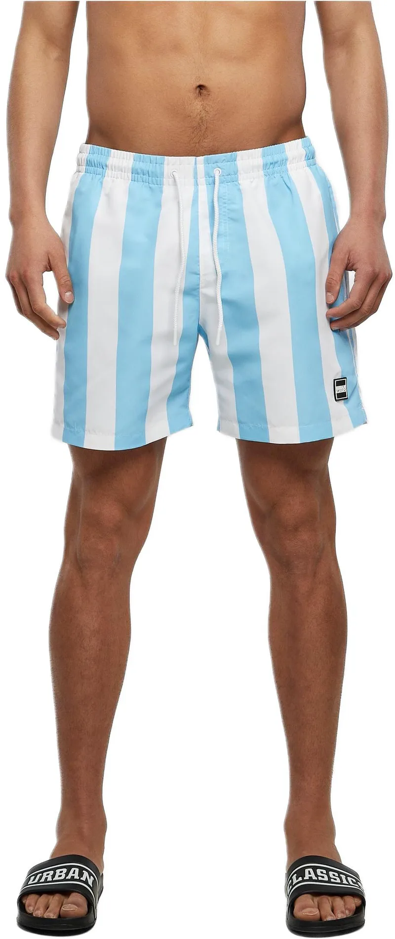 PatternιSwim Shorts Urban Classics TB2679-04610 balticbluebarstripe