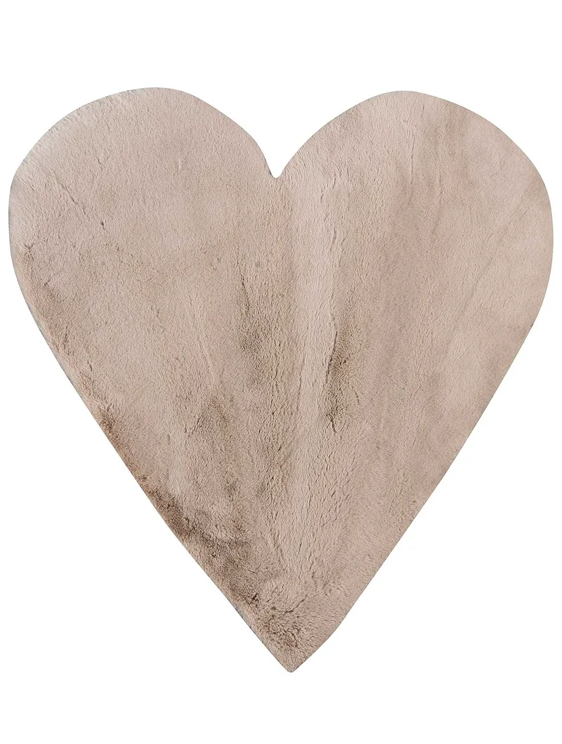 Παιδικό Χαλί Madi Bound Μπεζ Heart 160x160