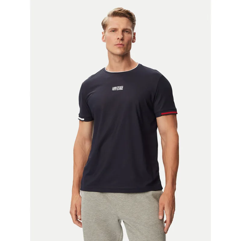 Beverly Hills Polo Club T-Shirt P-SS26M-TS0172 Σκούρο μπλε Regular Fit