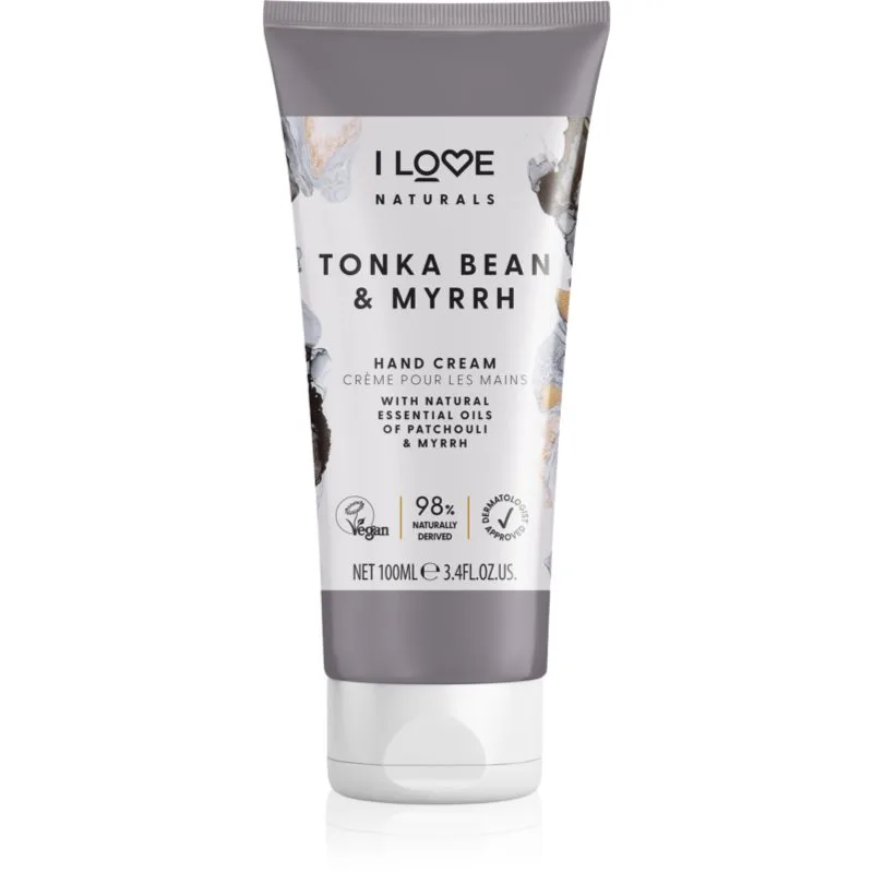 I Love Naturals Tonka Bean & Myrrh κρέμα για τα χέρια 100 ml