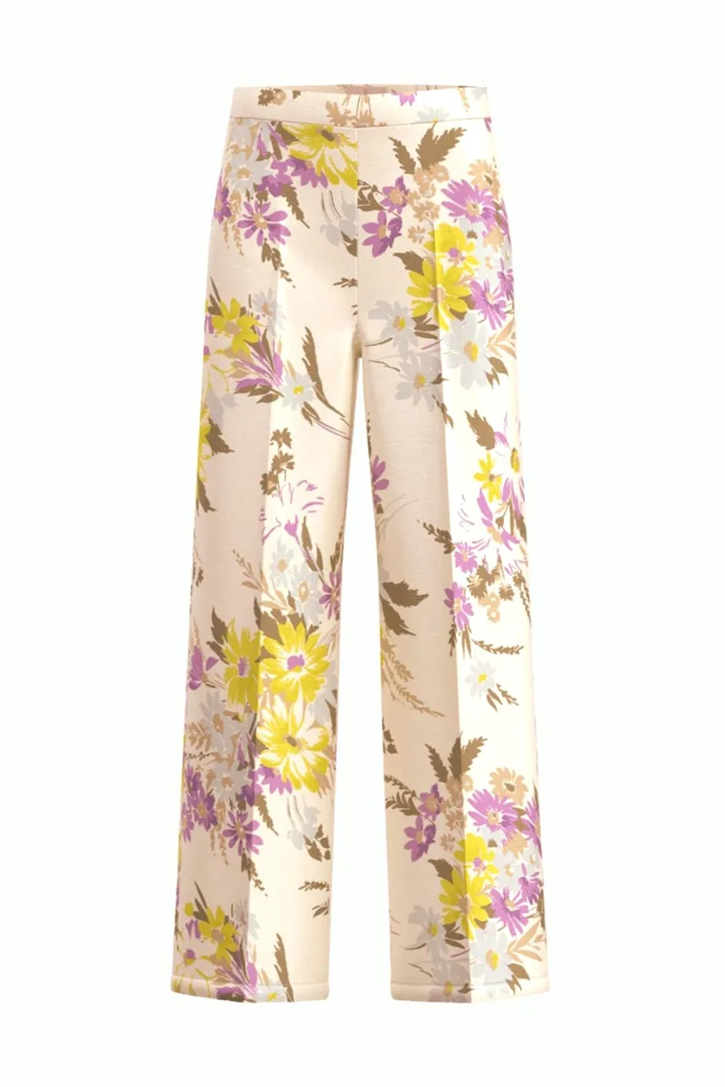 MARELLA EMME ΠΑΝΤΕΛΟΝΑ EMMALBERO FLORAL ΤΣΕΠΕΣ ΕΚΡΟΥ