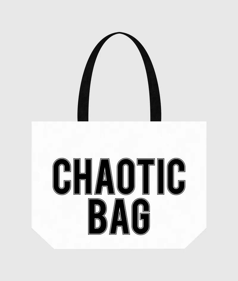 Tote bag "Chaotic Bag" – SWES Λευκή