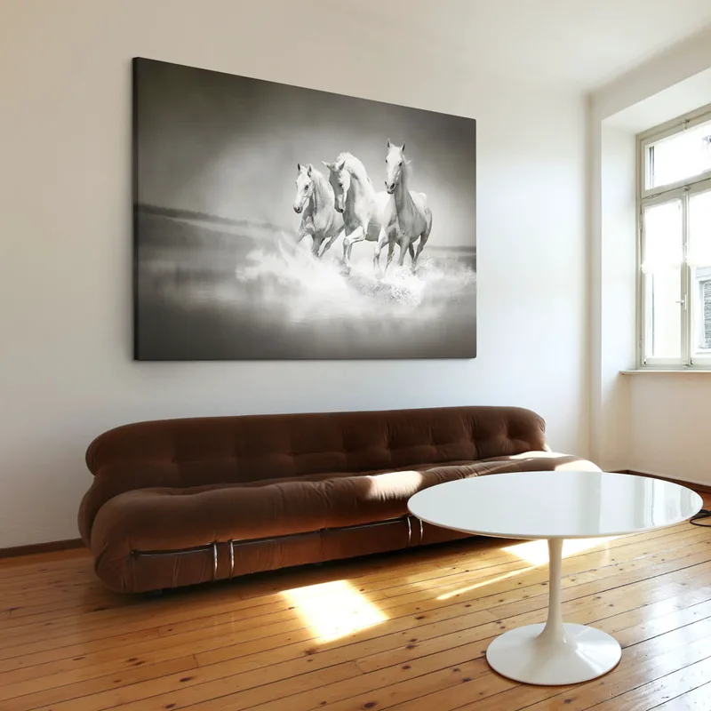 OUTLET Πίνακας σε καμβά WILD HORSES 120cm x 80cm