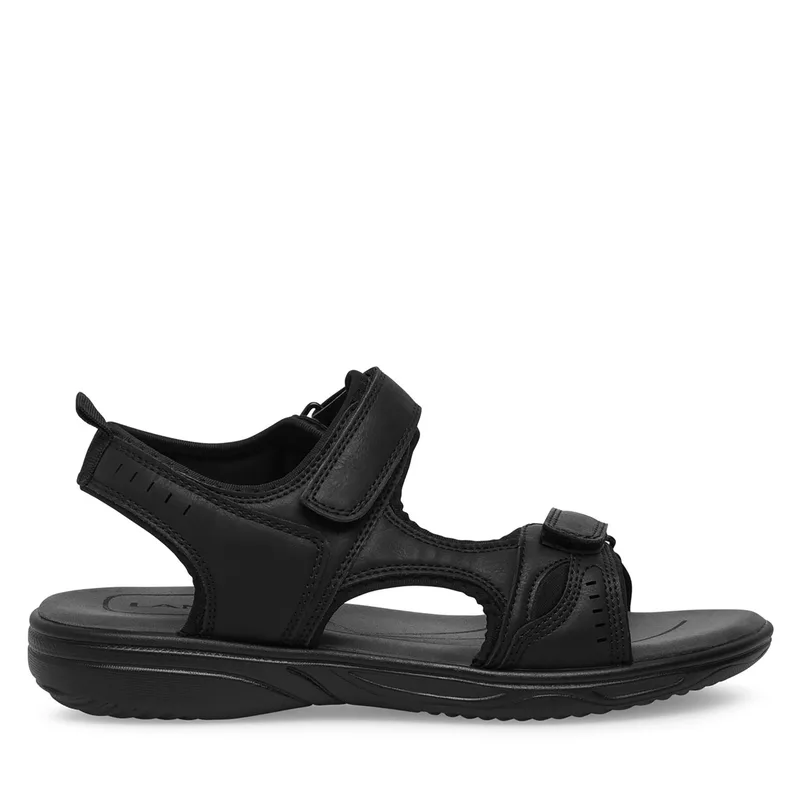 Σανδάλια Lanetti MSS20463-01 Μαύρο