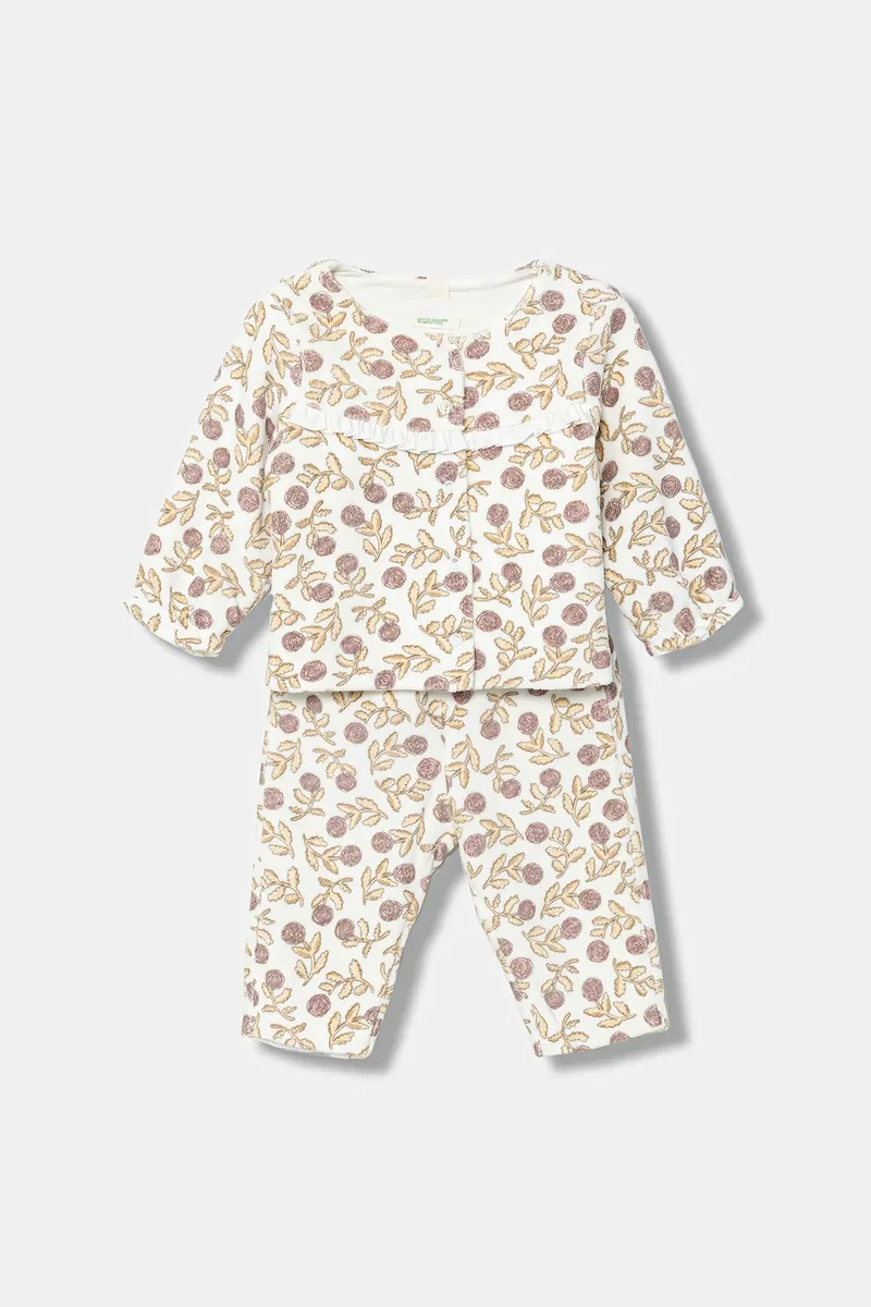 Βρεφικό σετ με βαμβάκι United Colors of Benetton 2-pack