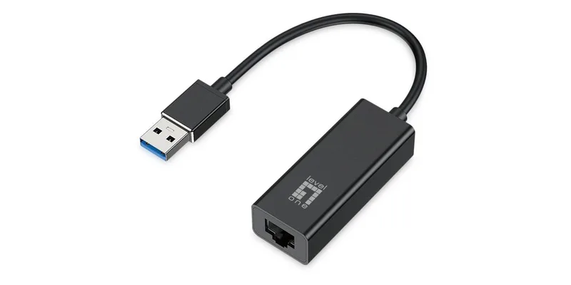 LevelOne Gigabit USB 3.0 to RJ45 Adapter - 1 Gbps
