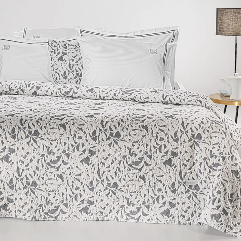 Κουβερτόριο King Size 260X250 Guy Laroche Blossom Smoke (260x250)