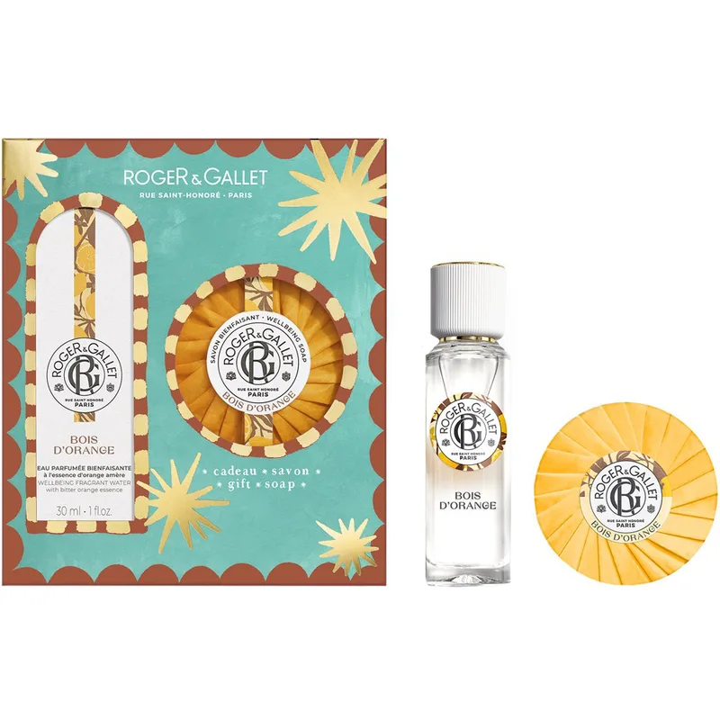 Roger & Gallet Promo Bois d' Πορτοκαλί Wellbeing Fragrant Water 30ml & Δώρο Perfumed Soap Bar 100g