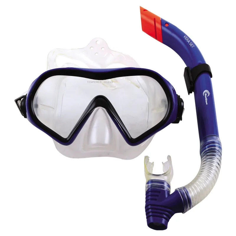 Σετ Μάσκα & Αναπνευστήρας Blue Wave PVC Vera Σετ Μπλε 61513