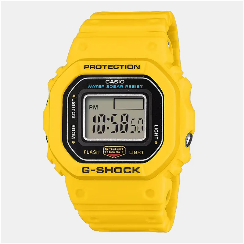 CASIO G-SHOCK Red Rubber Strap Ring Watch DWN-5600-9E