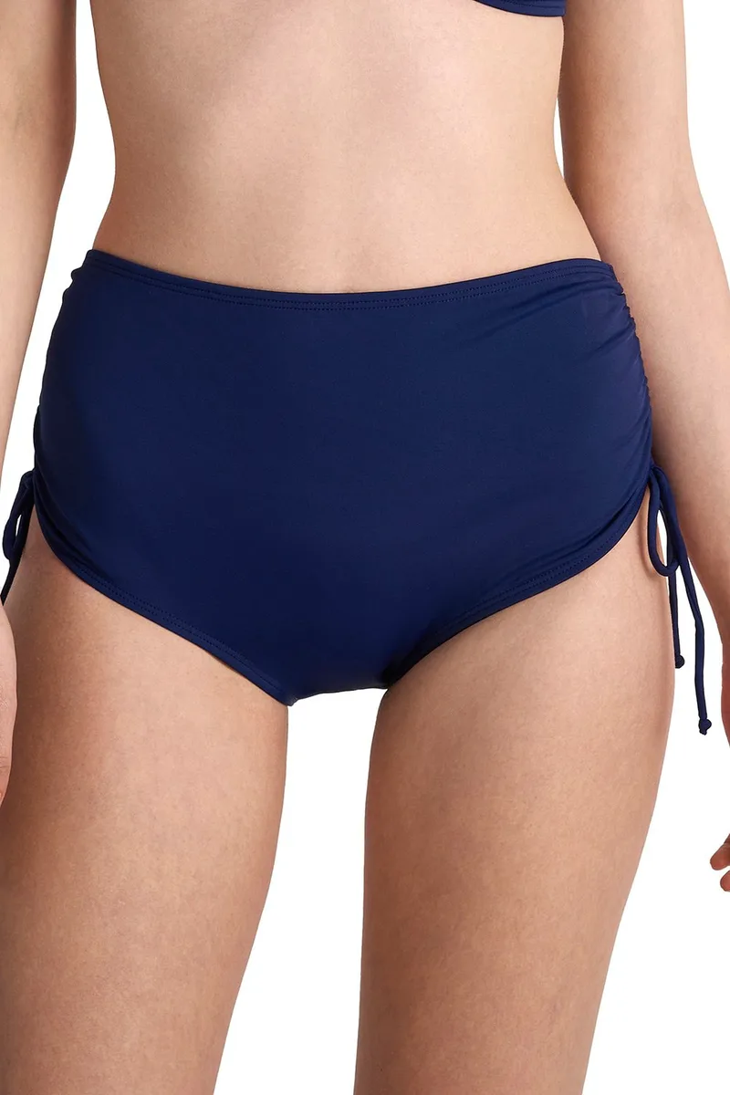 Blu4u γυναικείο μαγιό bikini σλιπ με maxi κάλυψη και σούρα στο πλάϊ ''Classic Solids''-26365092-04