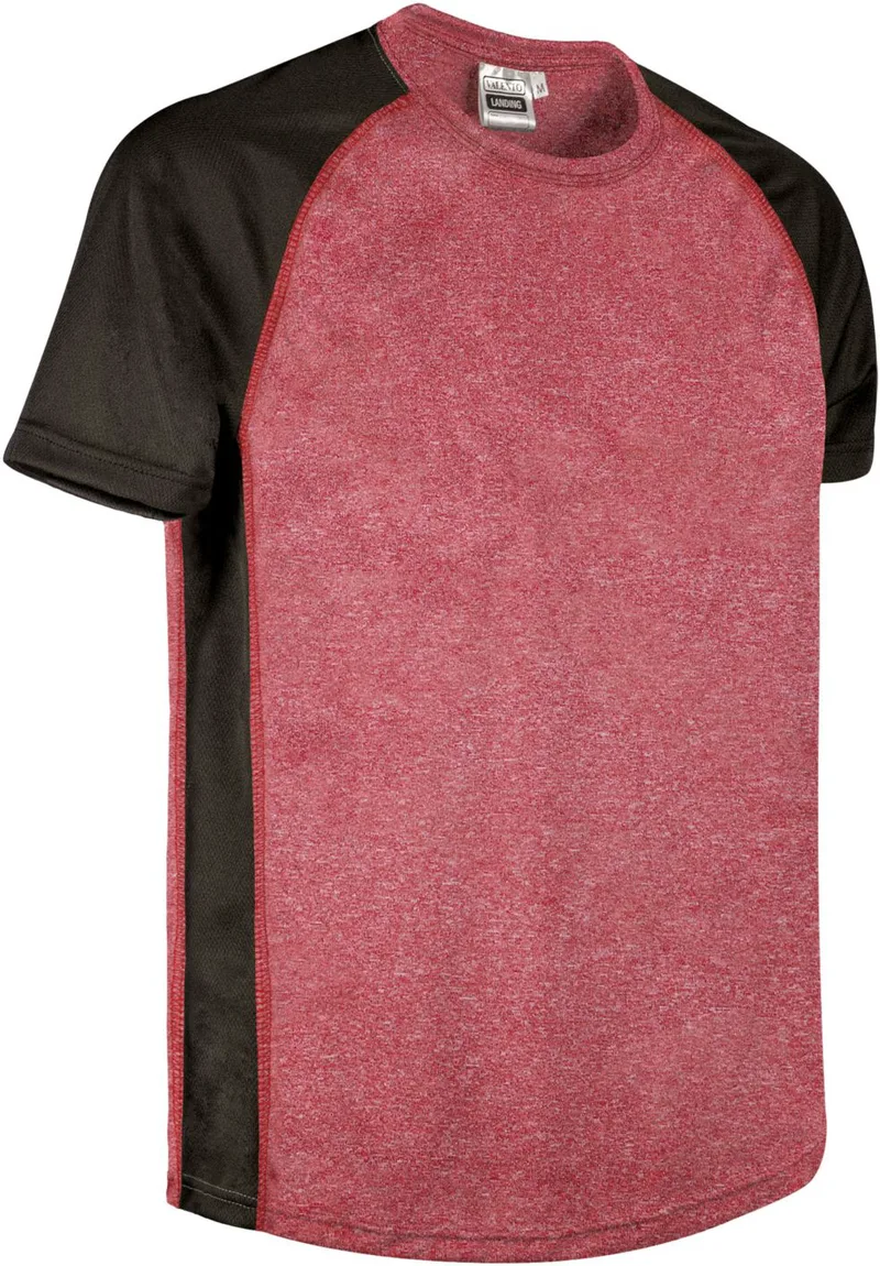 Τεχνικό T-Shirt LANDING Valento CAVALANRN Lotto Red Vigore-Black