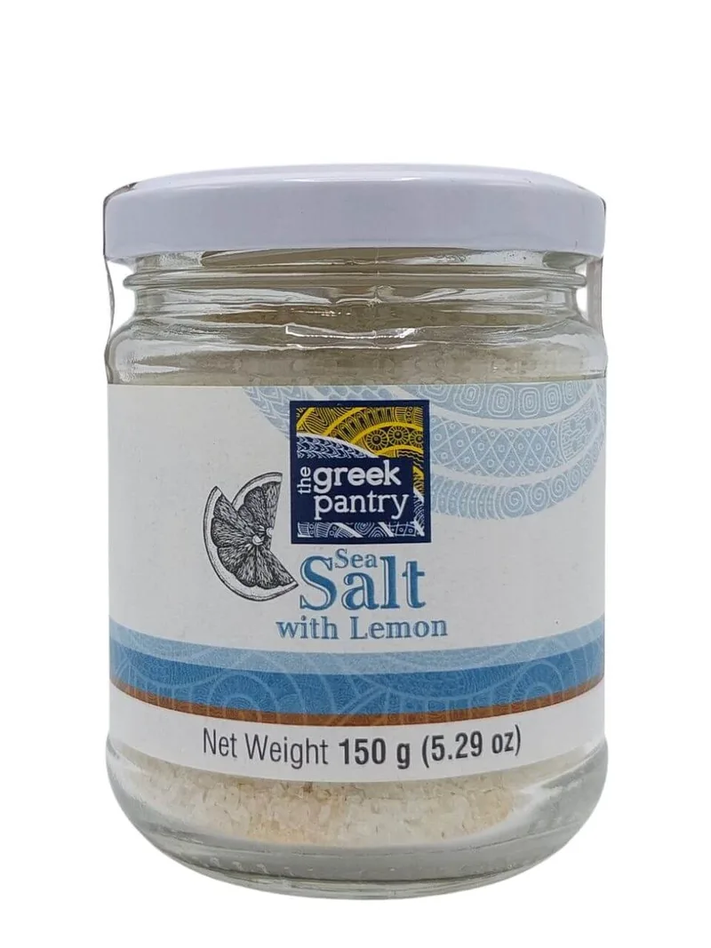 Θαλασσινό αλάτι με λεμόνι "The greek pantry" 150g>