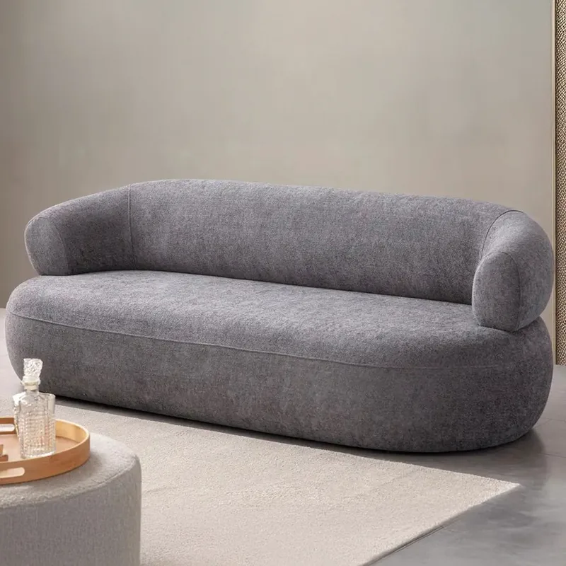 Τριθέσιος Καναπές Roma - Dark Grey 752Est1114 (230x20x70)