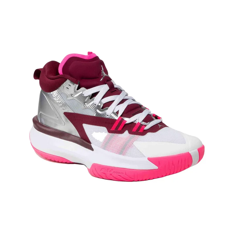 Παπούτσια του Μπάσκετ Nike Baskets zion 1 blanc/argent métallique
