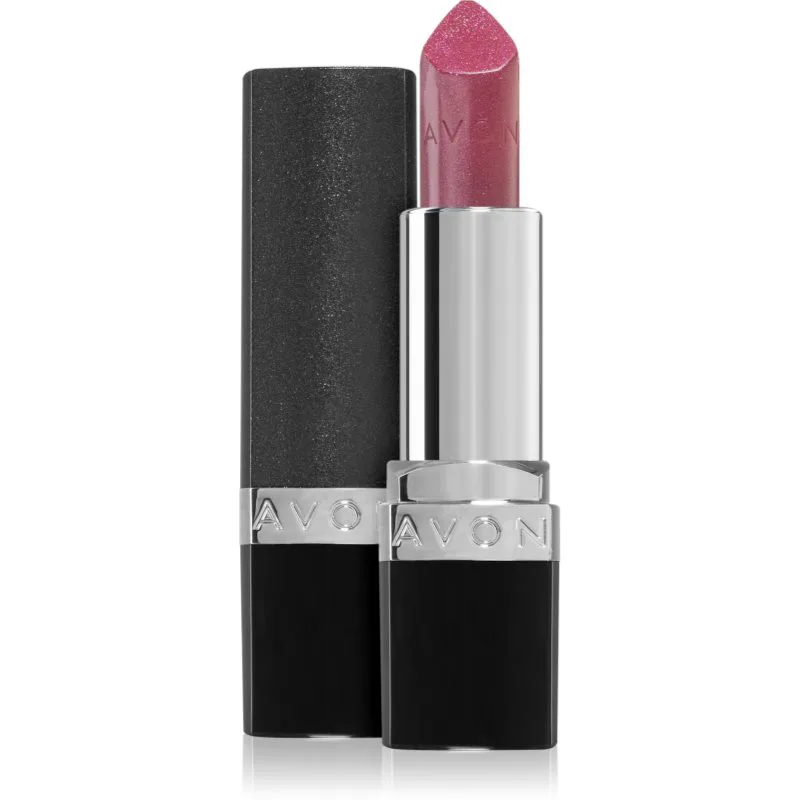 Avon Ultra Colour Shimmer ενυδατικό κραγιόν απόχρωση Rosy Lumos 3,6 γρ
