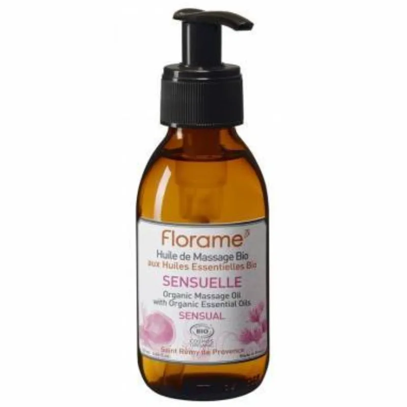 Florame Organic Sensual Massage Oil 120ml
