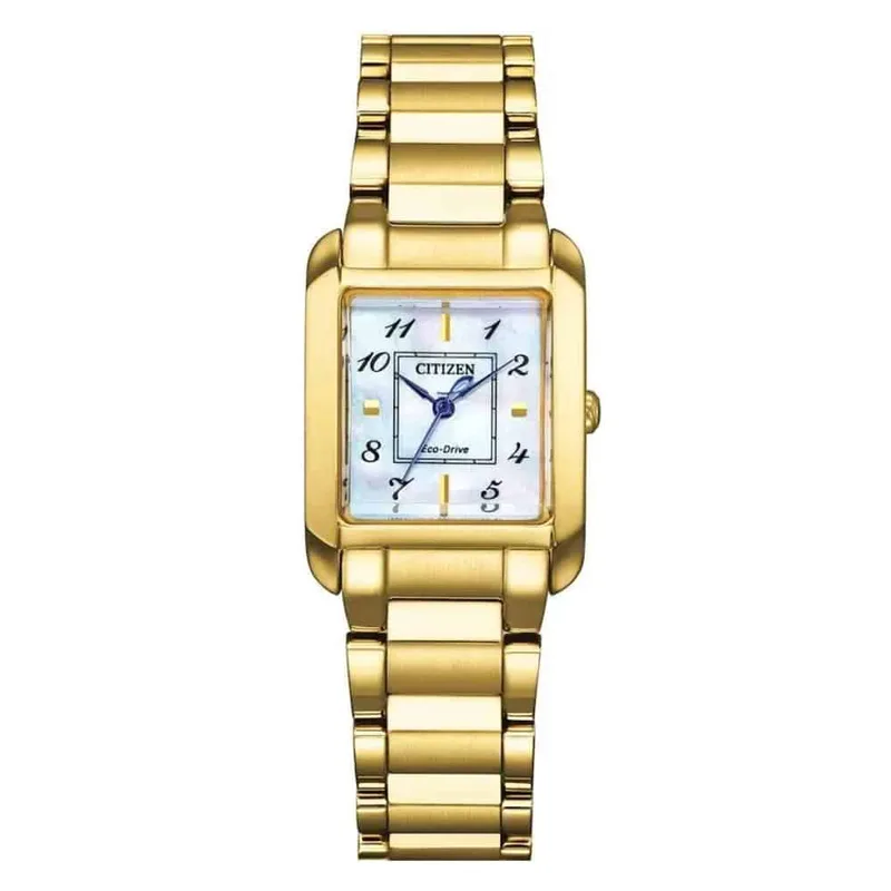 CITIZEN Eco-Drive L Χρυσό Stainless Steel Bracelet EW5602-81D