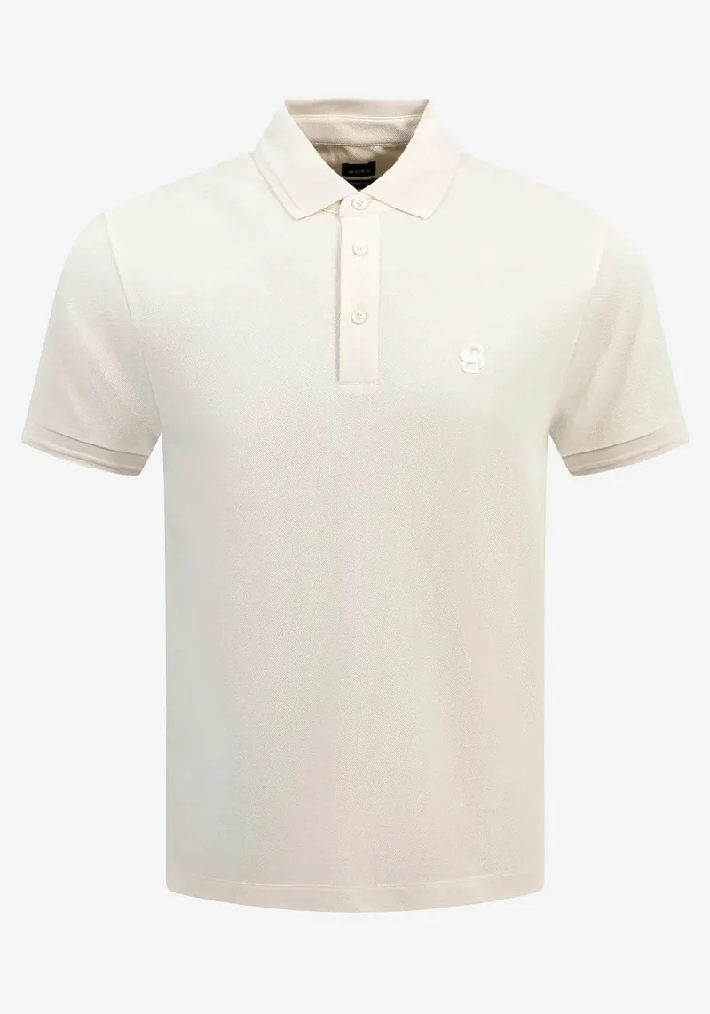 BOSS Κοντομάνικη Polo της σειράς C Parris - 50533355 131 Open White