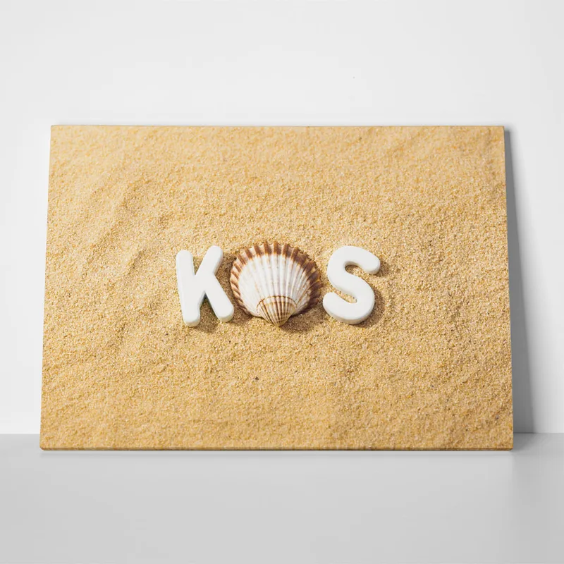 Πινακας σε καμβά SUNSHINE KOS LETTERS