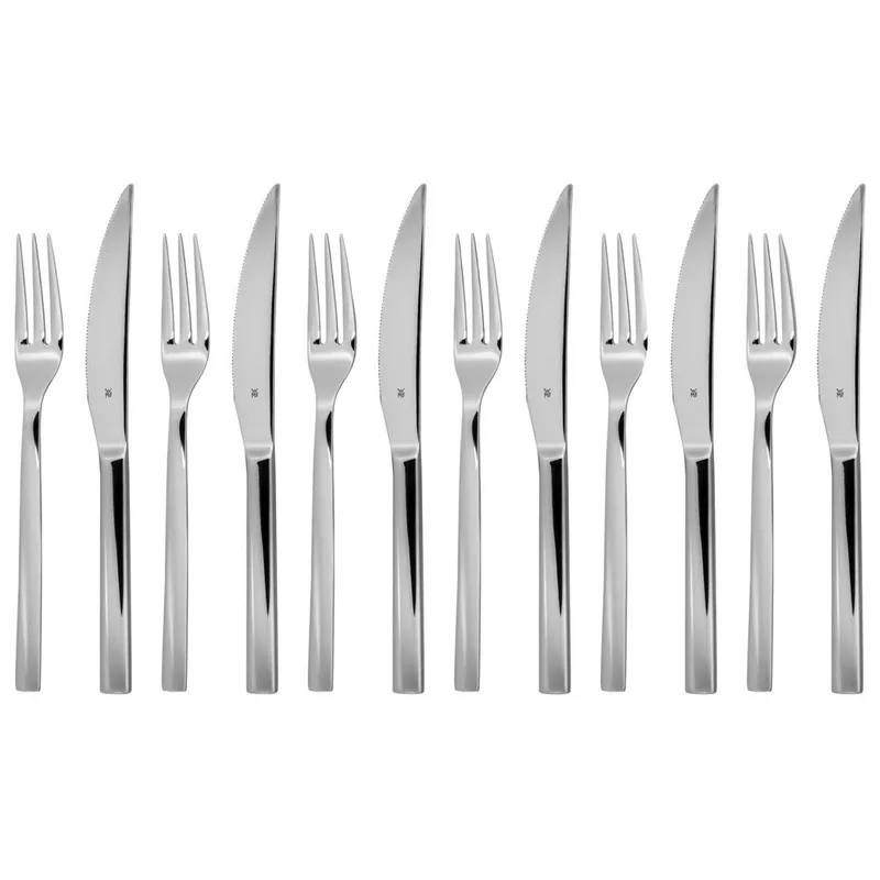 WMF Nuova Σετ Μαχαιροπήρουνα Steak 12 τμχ