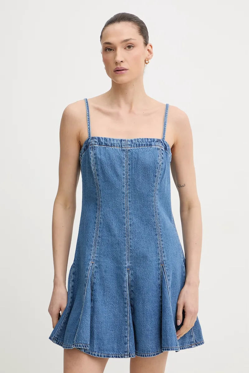 Levi's Φόρεμα καλοκαιρινό ντένιμ DENIM GODET