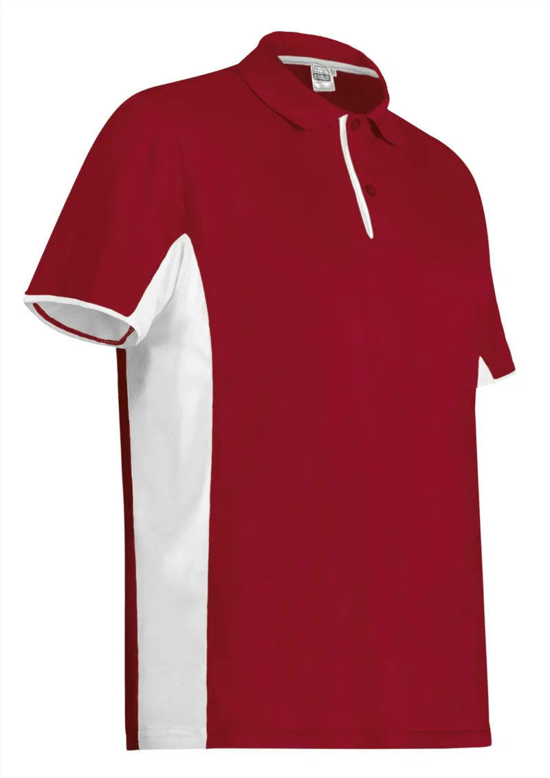 Κοντομάνικο Polo Shirt STRATEGY Valento POVASTRRB Lotto Red-White