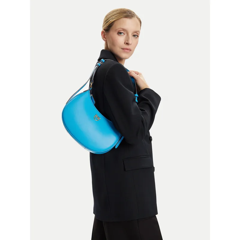Τσάντα PINKO Half Moon Mini Fl Al 25-26 PLTT 102790 A0F1 Μπλε