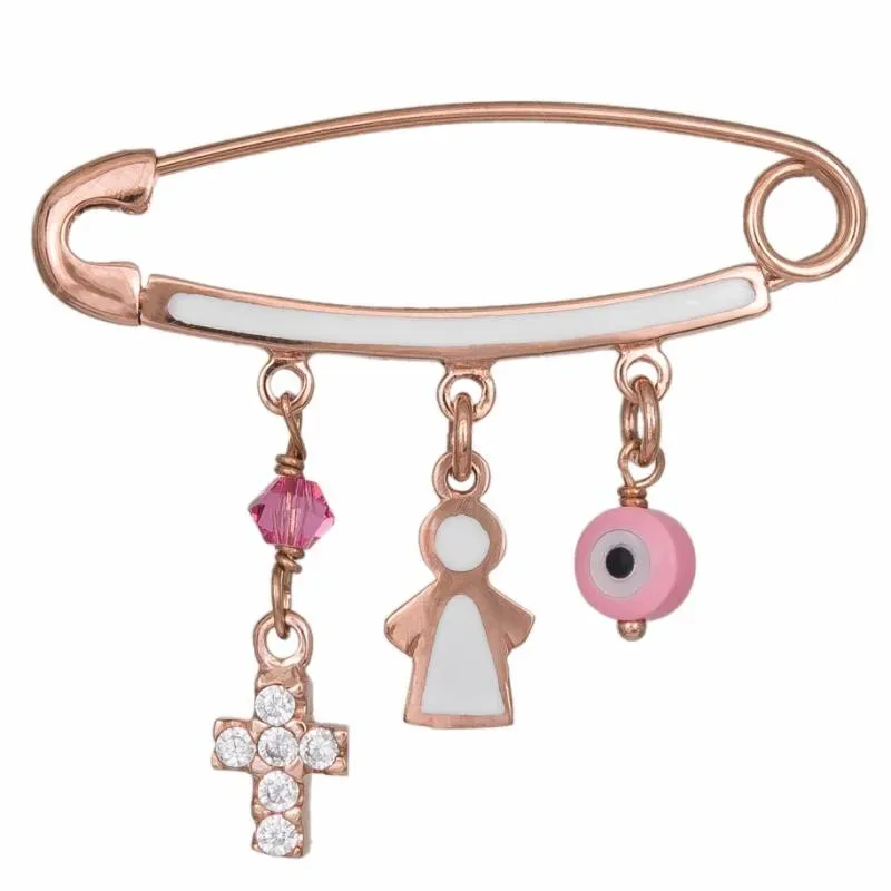 Παραμάνα από ροζ χρυσό Κ14 Little girl 033494 033494 Χρυσός 14 Καράτια