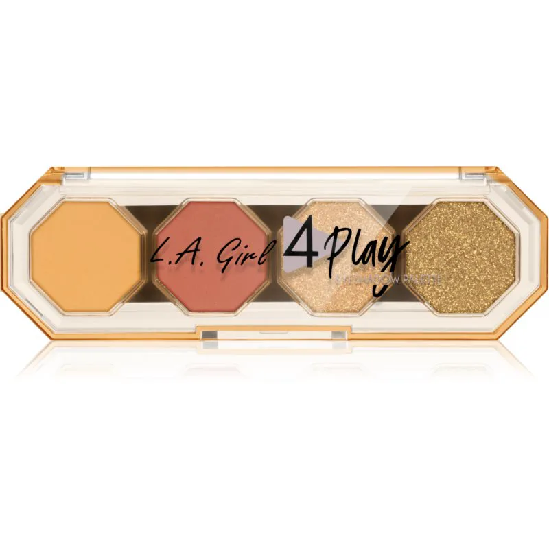 L.A. Girl Cosmetics 4 Play Παλέτα σκιών για τα μάτια απόχρωση Juicy 3.2 γρ