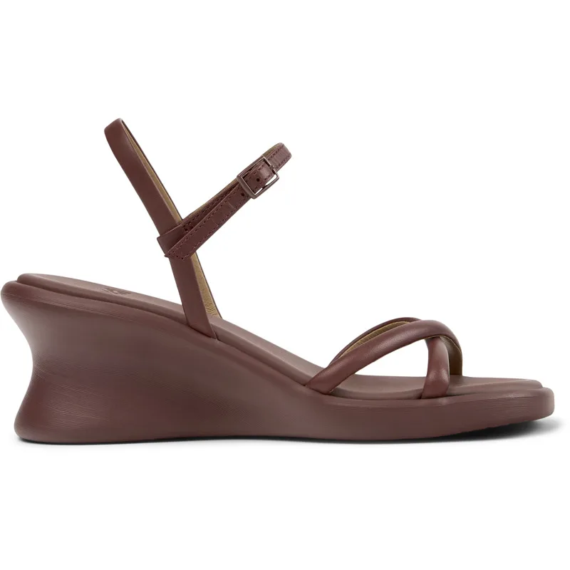 CAMPER Louise Sandal - Πέδιλα Για Γυναικεία - Μπορντό, Μέγεθος 35, Smooth leather
