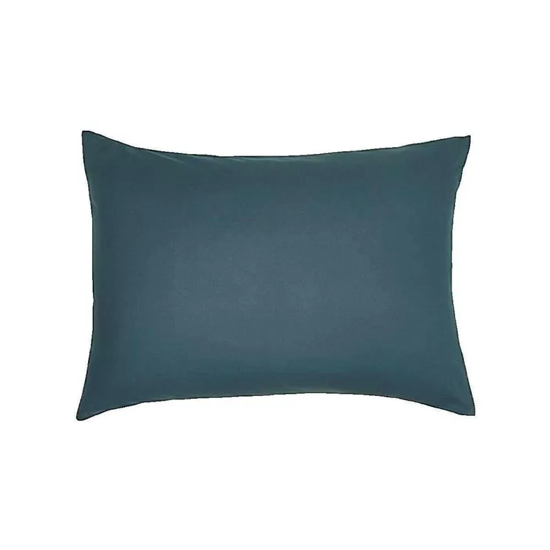 Μαξιλαροθήκες / μαξιλάρια στήριξης Today Taie d'oreiller Essential Bleu Paon