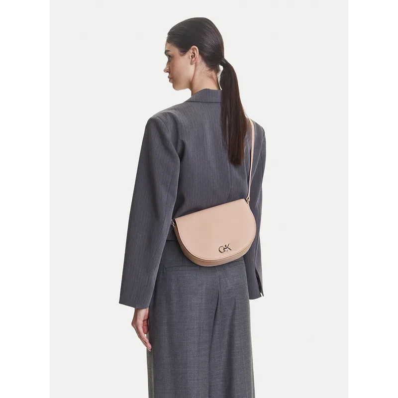 Τσάντα Calvin Klein Ck Hw Crossbody Saddle Bag K60K613236 Ροζ