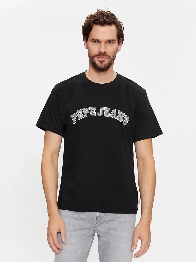 Pepe Jeans Ανδρικό T-shirt Clement PM509220-999 Μαύρο