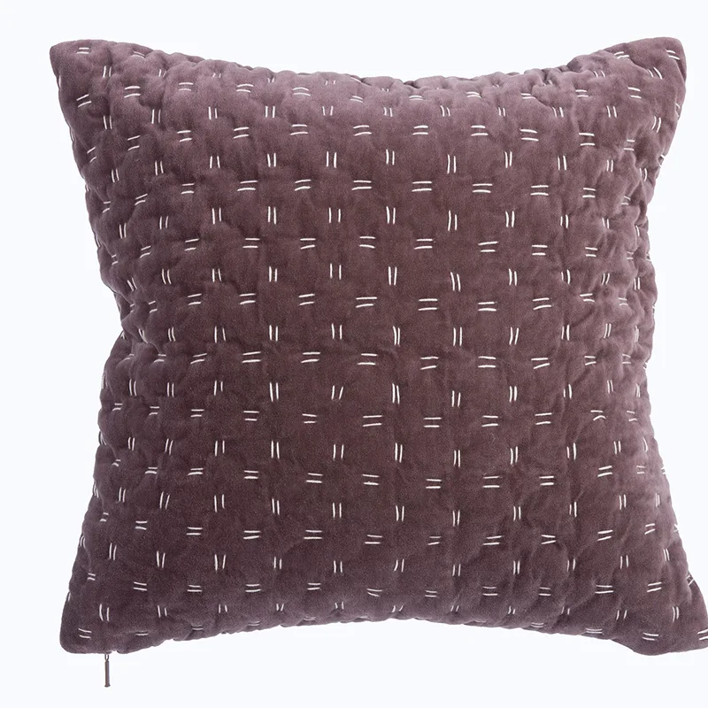 Διακοσμητική Μαξιλαροθήκη 45X45 Nef Nef Elements Shepard Wine (45x45)