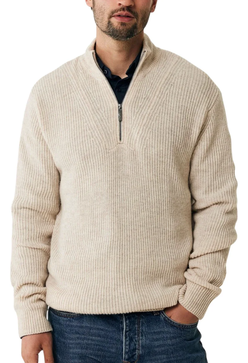 Πουλόβερ Mexx Knitted Woolblend Half Zip MF006601943M-300522 Ανδρικό