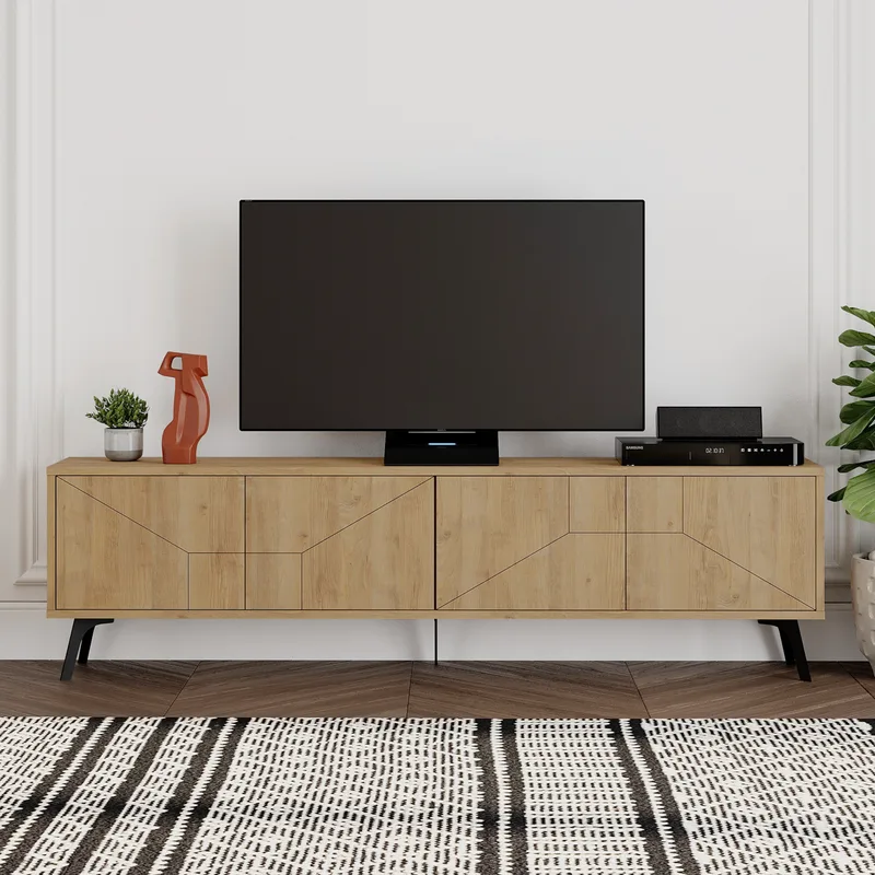 Βάση Τηλεόρασης Dune - Oak 855Dte3095 (180x50x29,6)