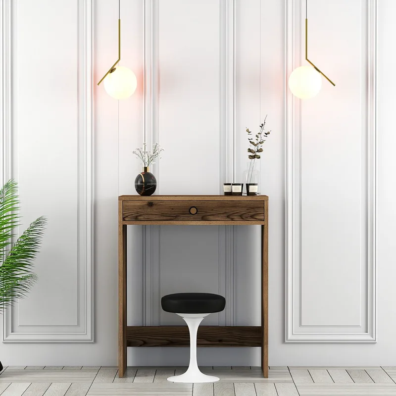 Τουαλέτα Κρεβατοκάμαρας (Μπουντουάρ) Lizbon - Walnut 845Hct5380 (70x40x84,7 cm)