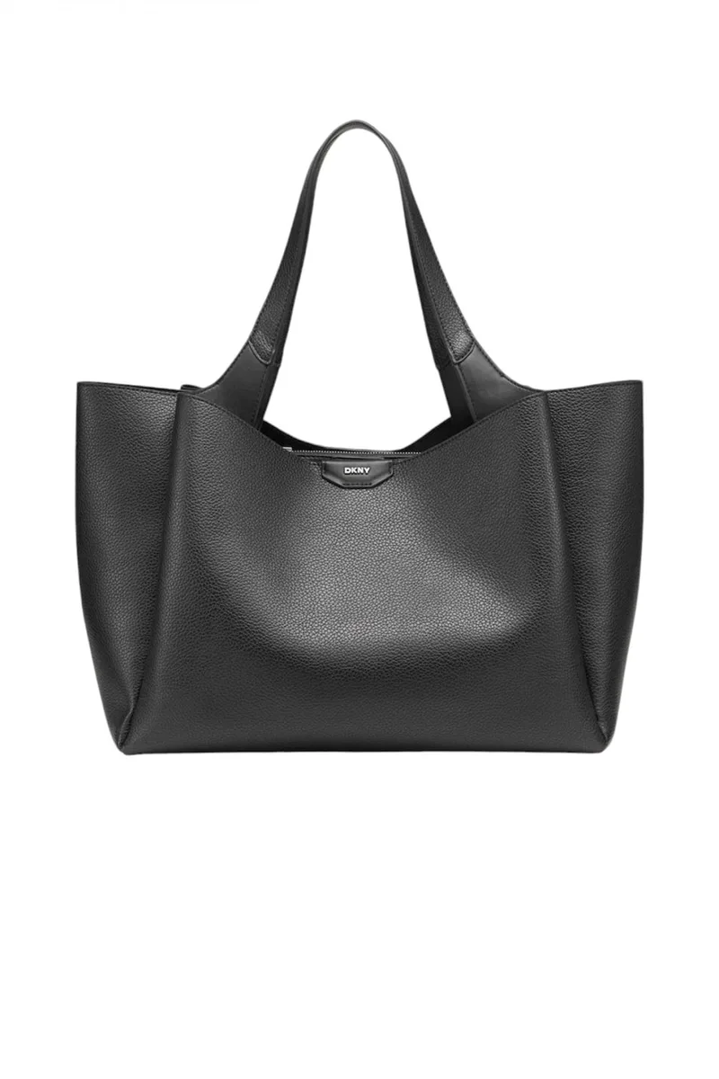DKNY ΤΣΑΝΤΑ ΧΕΙΡΟΣ/ΩΜΟΥ WILLA TOTE LOGO ΜΑΥΡΟ