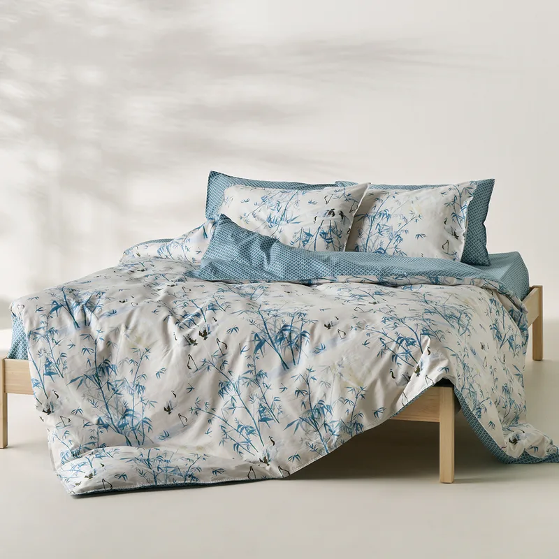 Παπλωματοθήκη Υπέρδιπλη (Σετ 220x240) 2 Όψεων Kentia Stylish Shizen 01