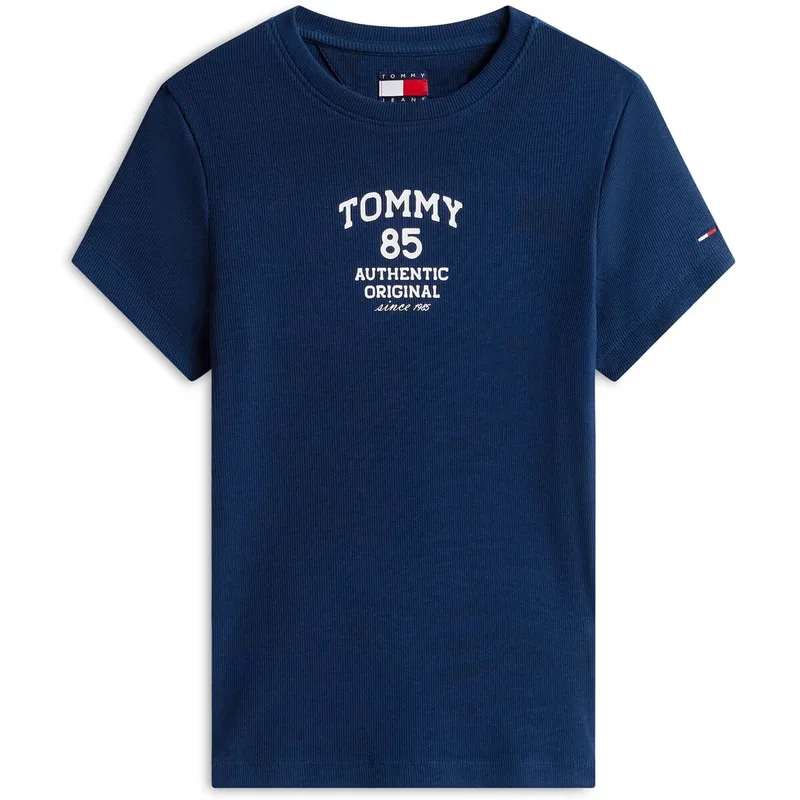 T-shirt με κοντά μανίκια Tommy Jeans Tjw Slim Tommy 85 Ri