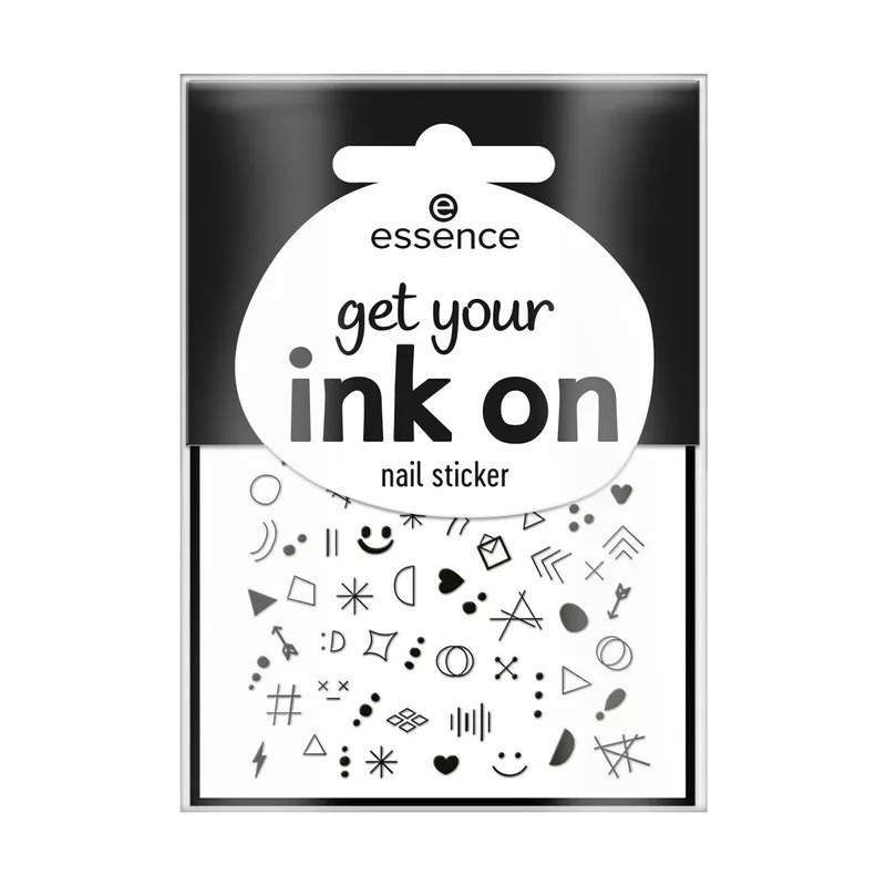 Σετ μανικιούρ Essence Nail Stickers Get Your Ink On