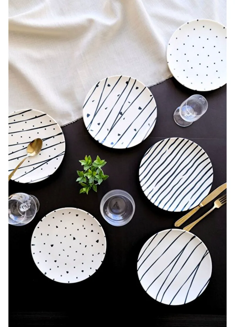 Kitchen Offers - Σετ Πιάτα Γλυκού 6 τμχ Hermia